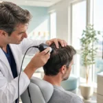 ¿Se puede prevenir la calvicie? Consulta capilar con tricoscopia digital para evaluar la prevención de la alopecia androgenética en Clínica Frontela Huelva